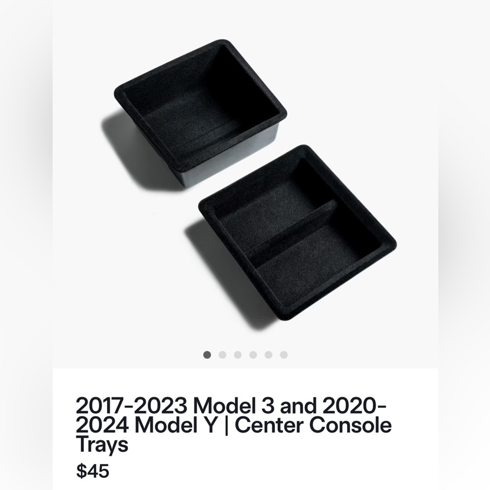 EUC Tesla Centre Console Trays - Model 3 (2017-2023) & Model Y (2020-2024)